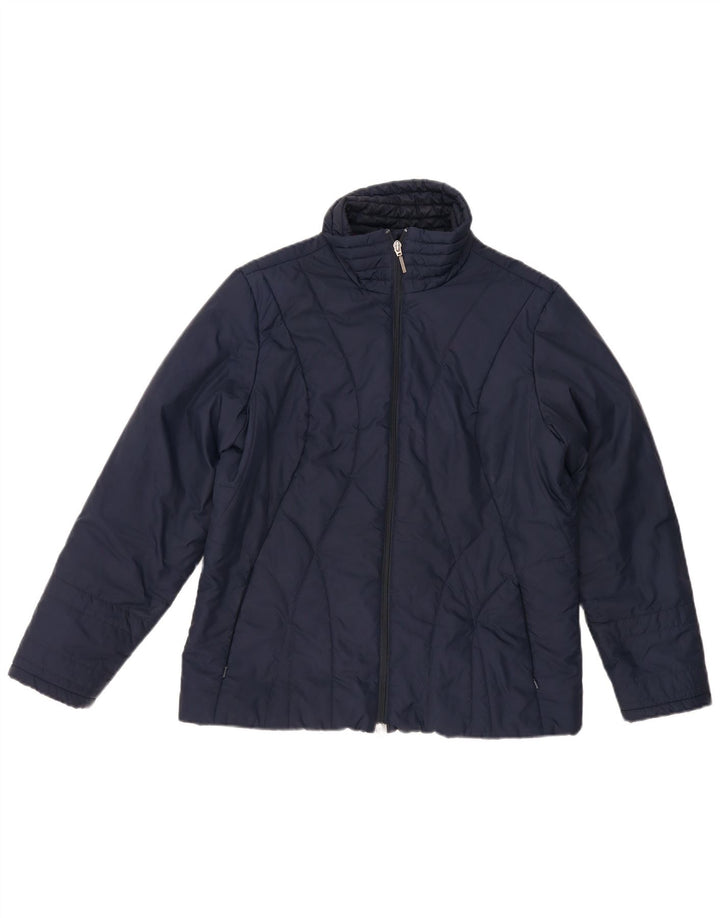 TOMMY HILFIGER Damen Wattierte Jacke UK 18 XL Marineblau