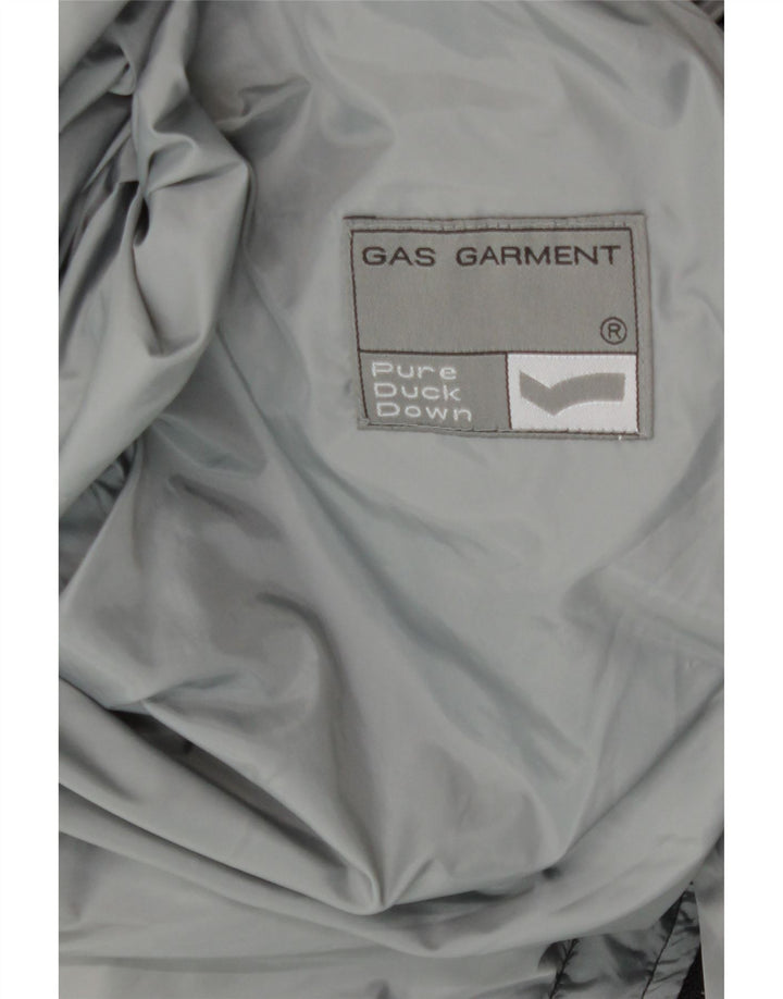 Gepolsterter Herrenmantel mit Kapuze von Gas, Größe 40, Grau