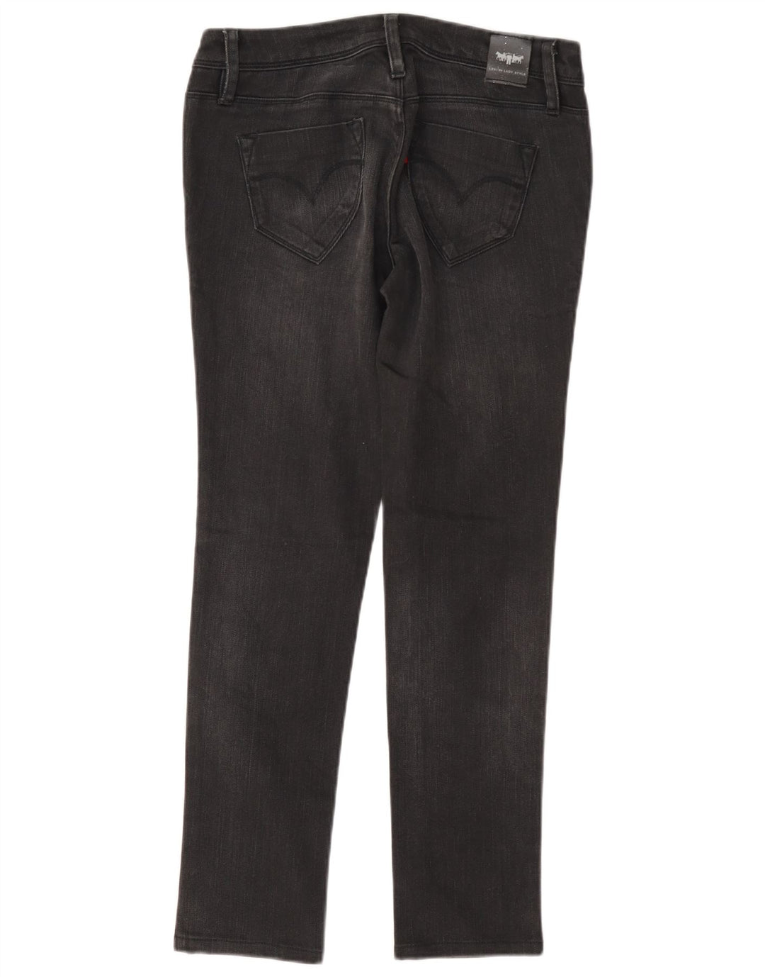 Levi's Damen-Jeans mit niedriger Taille, schmal, W27, L27, graue Baumwolle