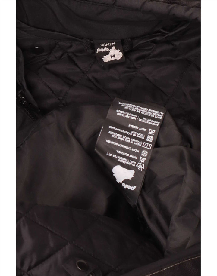 POLO Damen-Motorradrennjacke UK 14 Medium Black Colourblock