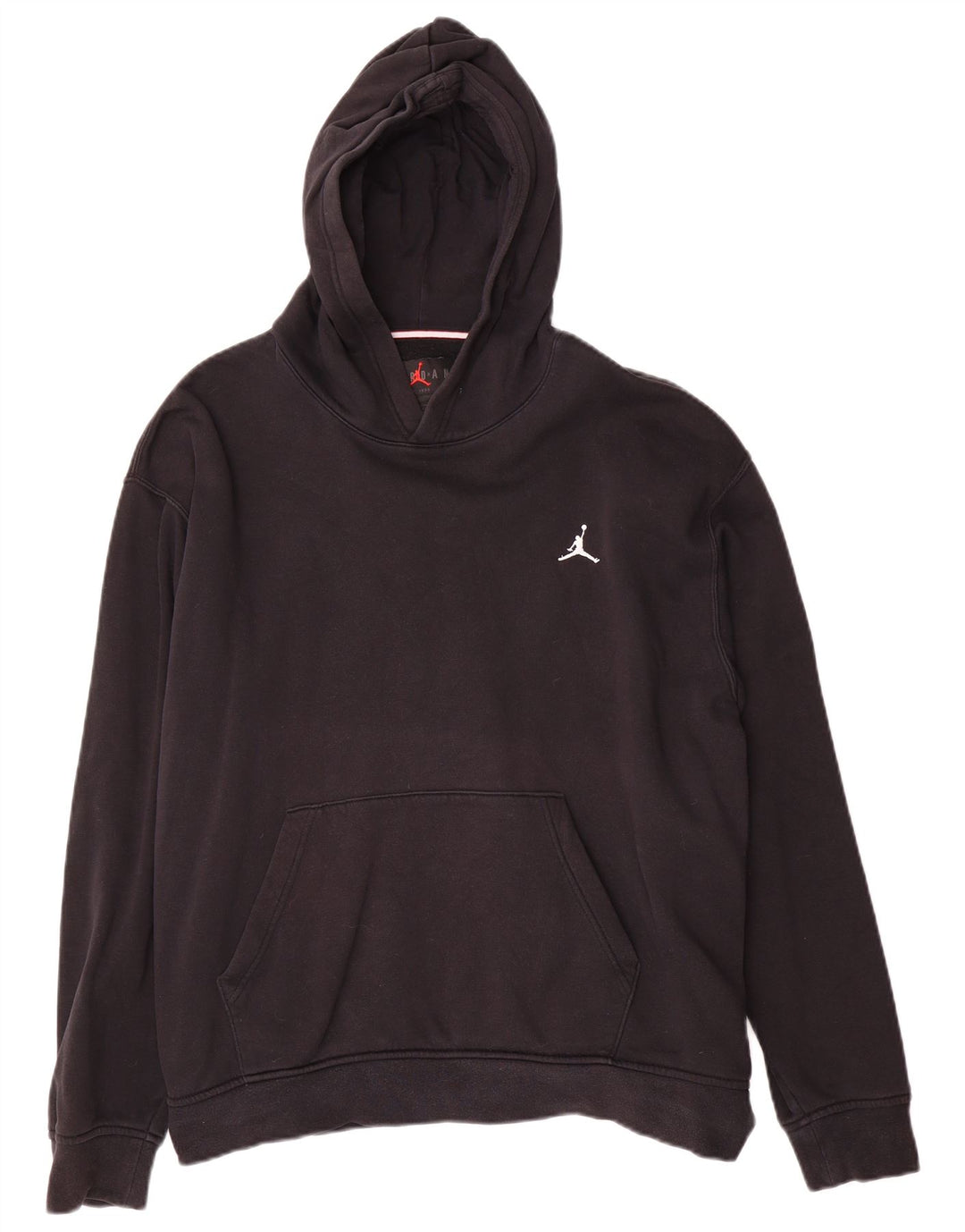 Jordan Herren Kapuzenpullover, groß, aus schwarzer Baumwolle