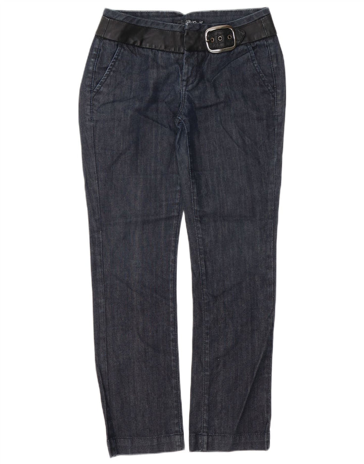 Liu Jo Damen Slim Jeans W28 L29 Marineblaue Baumwolle