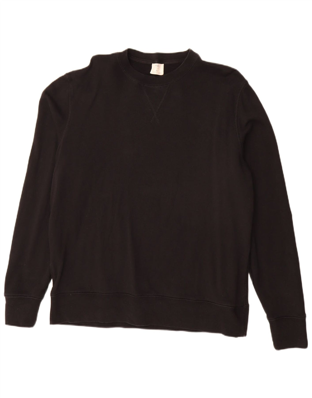 Marks & Spencer Herren Sweatshirt Pullover XL Schwarz Baumwolle