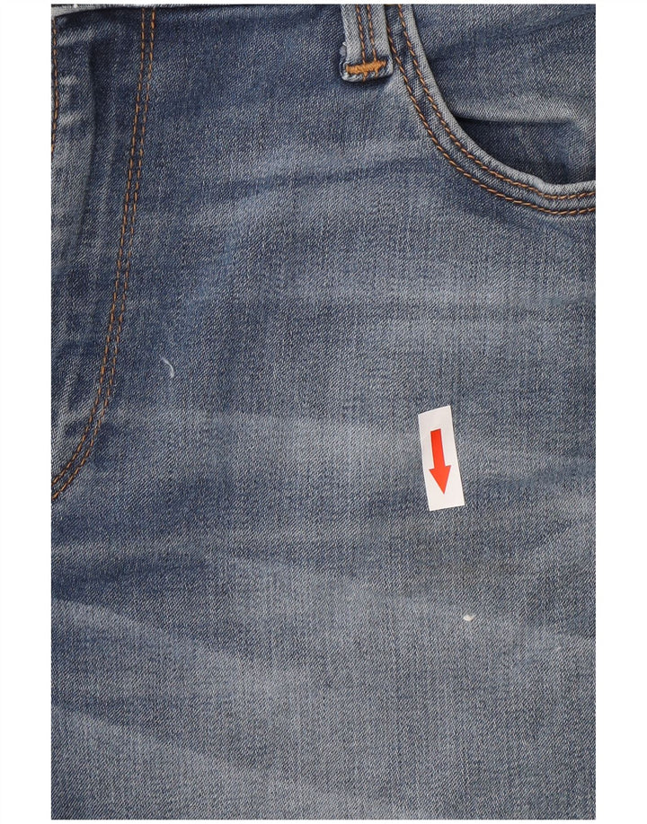 Lee Herren Marion Straight Jeans W31 L31 Blaue Baumwolle