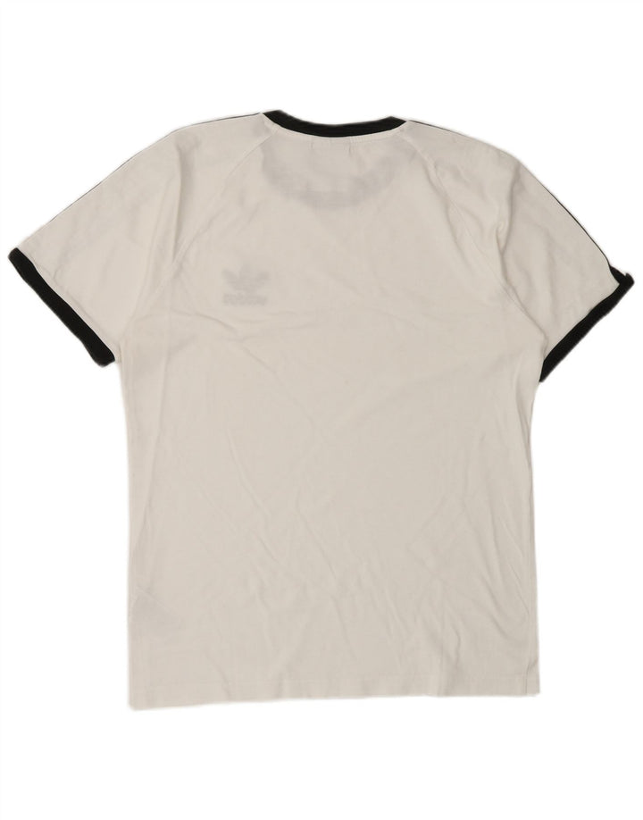 ADIDAS Herren T-Shirt Top XS Weiße Baumwolle