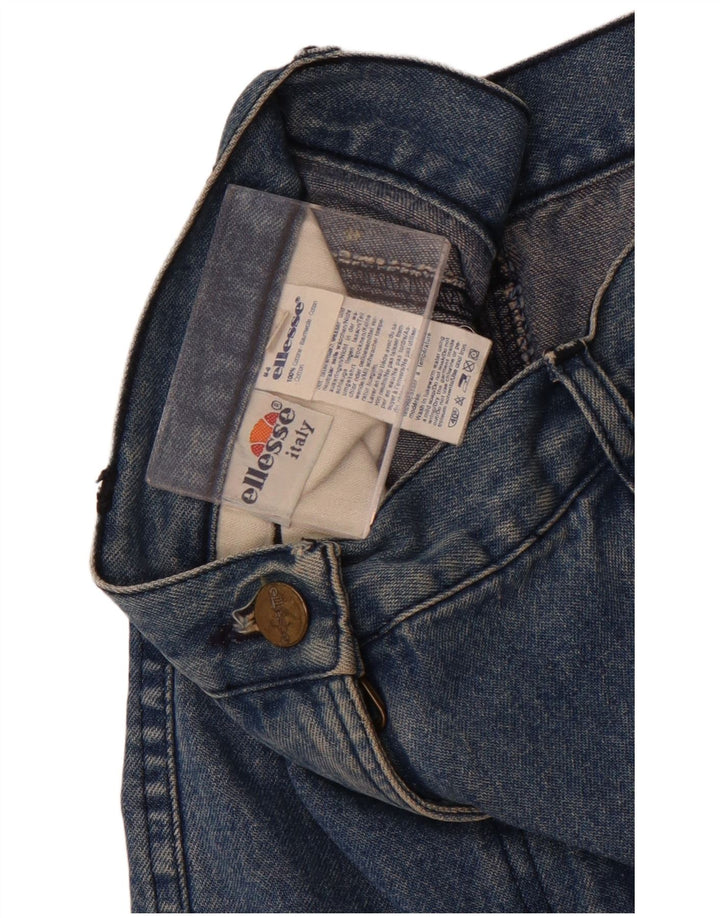 Ellesse Damen-Jeansrock, mittelgroß, W28, blaue Baumwolle