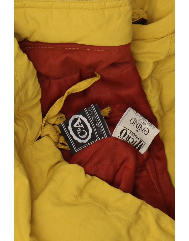 C & A Herren Regenjacke UK 18 XL Gelbes Nylon