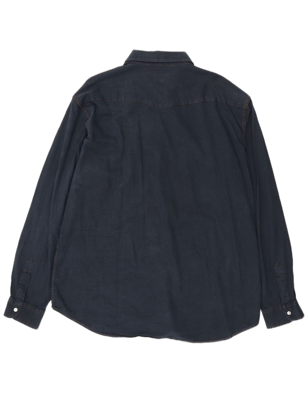 CARRERA Herren Jeanshemd 2XL Marineblau Baumwolle