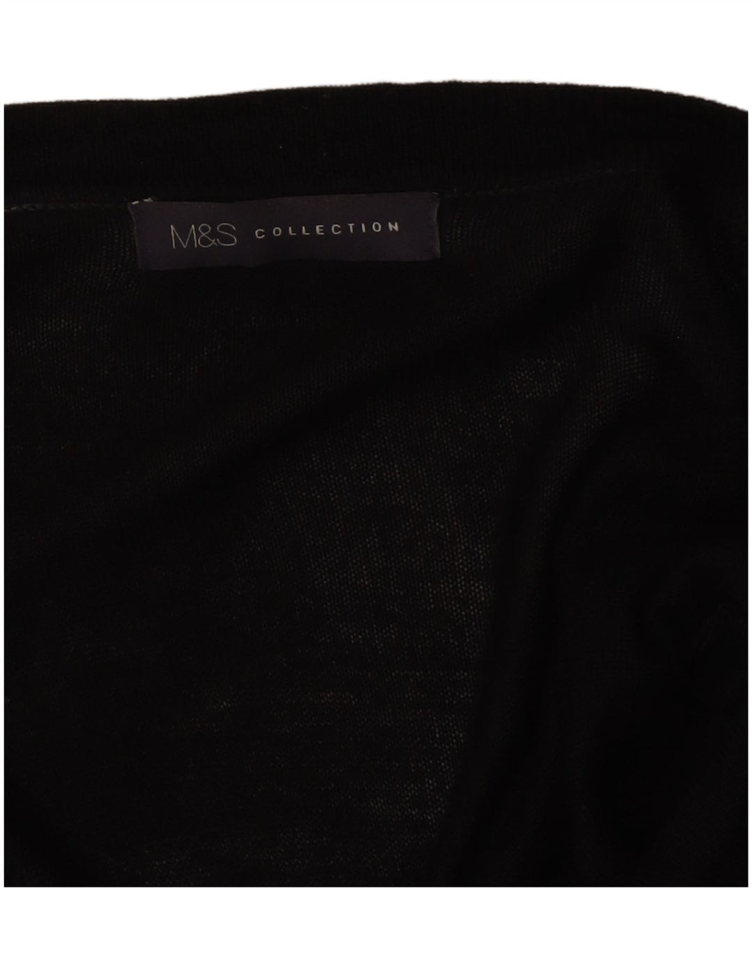 Marks & Spencer Offener Damen-Cardigan-Pullover UK 14 Medium Schwarz