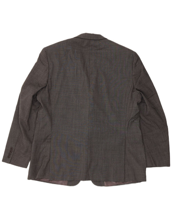 Ralph Lauren Herren Longline 2 Button Blazer Jacke UK 46 2XL Grau Klassisch