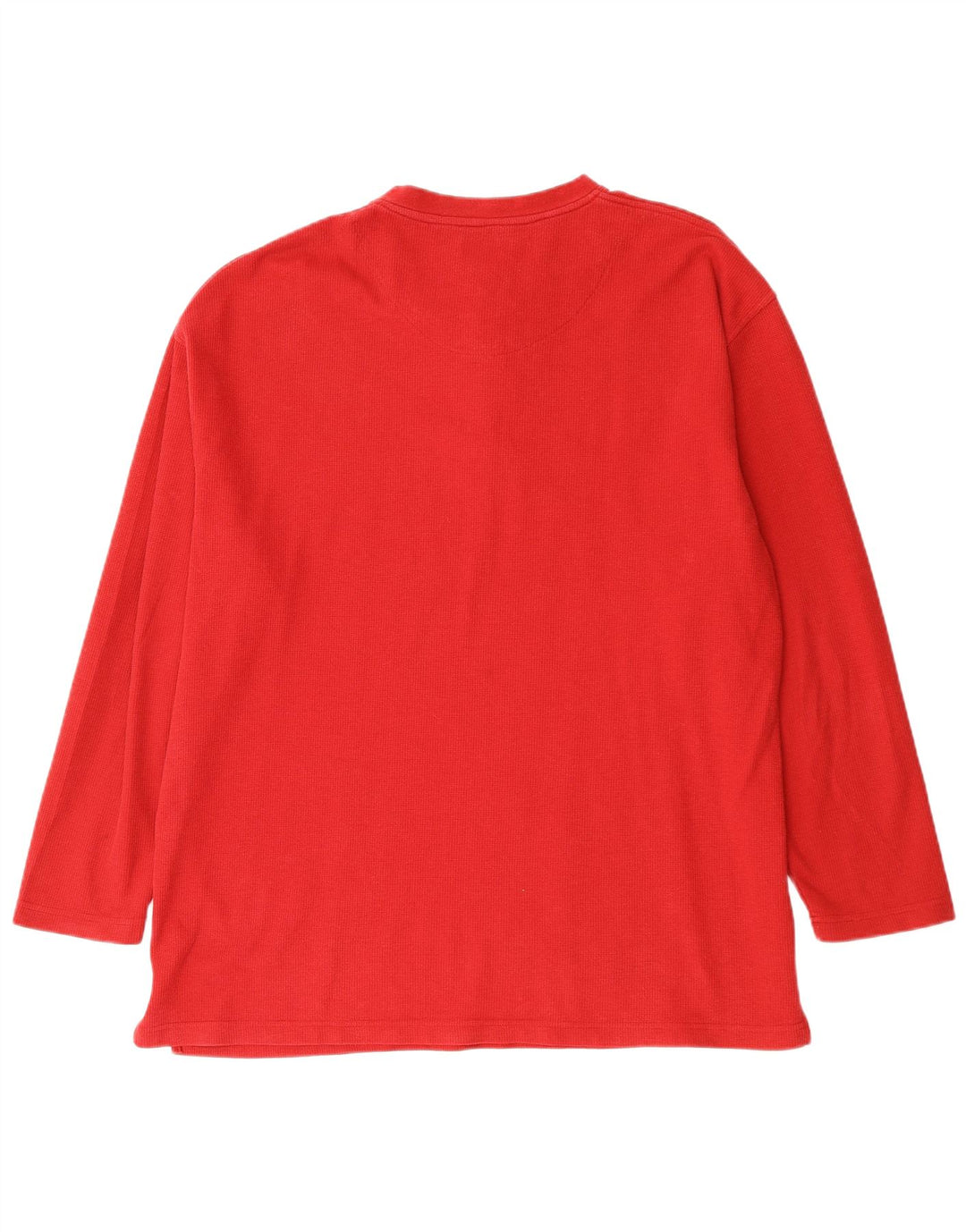 IZOD Herren-Nachtwäsche-Oberteil, langärmelig, XL, rote Baumwolle