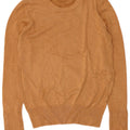 Zara Damen-Pullover mit Rundhalsausschnitt, Gr. 40, Größe L, Beige