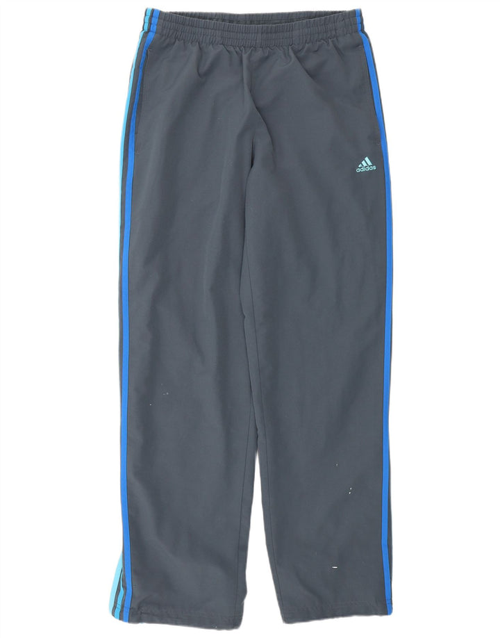 Adidas Herren-Trainingshose, mittelgrau, Polyester, Sport