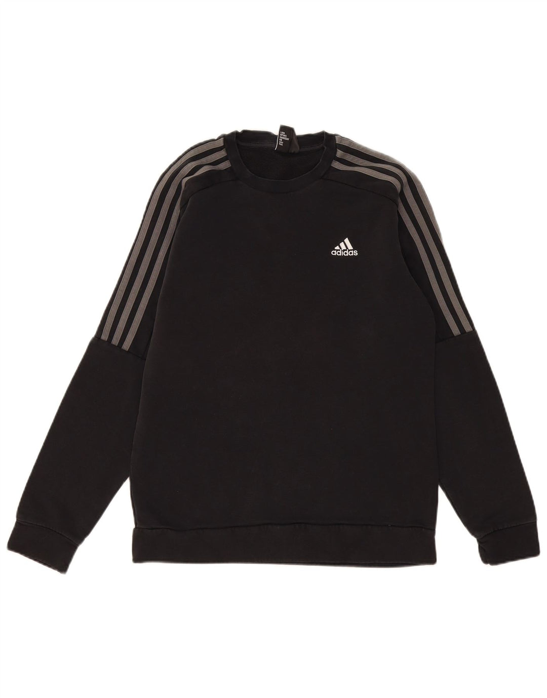 Adidas Herren Sweatshirt Pullover Small Schwarz Baumwolle