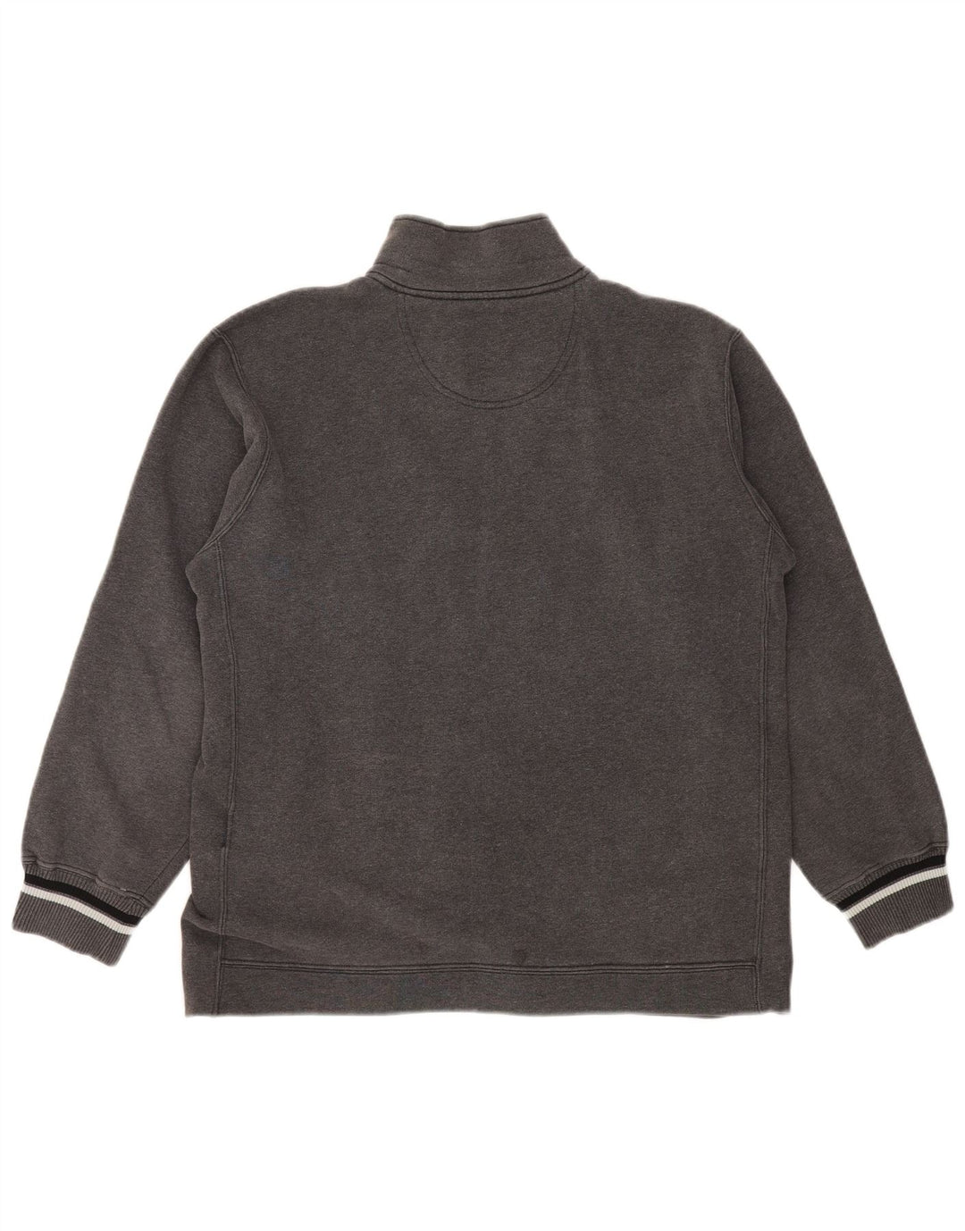 CHAMPION Herren-Sweatshirt mit Reißverschluss, XL, graue Baumwolle
