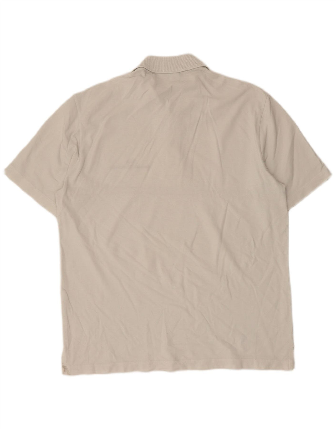 Sergio Tacchini Herren-Poloshirt, groß, weiß gestreift, Baumwolle