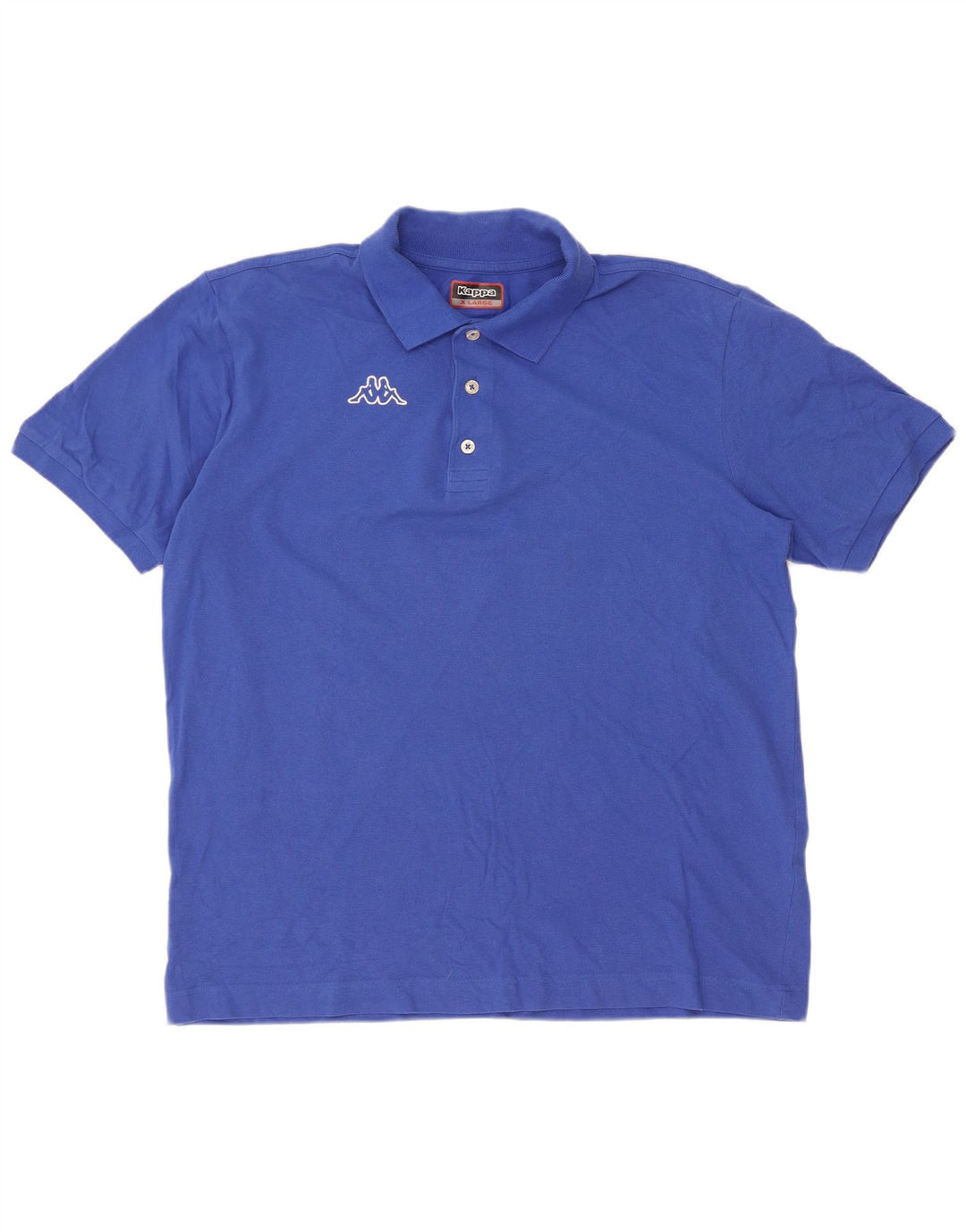 Kappa Herren Poloshirt XL Blau Baumwolle