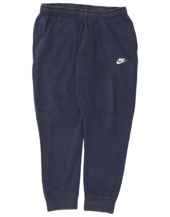 Nike Herren-Trainingshose, Jogginghose, groß, marineblau, Baumwolle