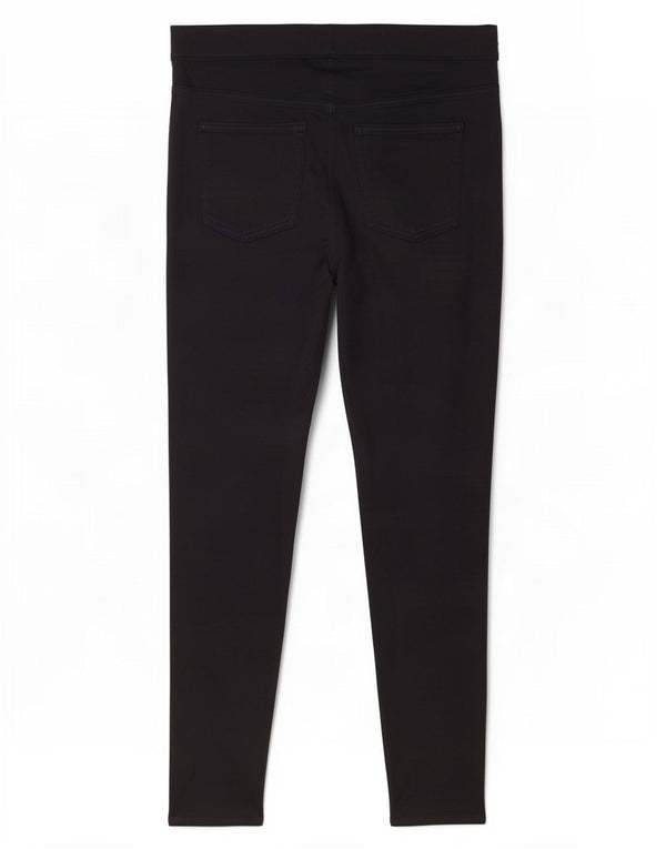 Marks & Spencer Damen-Freizeithose, gewachst, UK 44, Größe L W32 L27, Marineblau