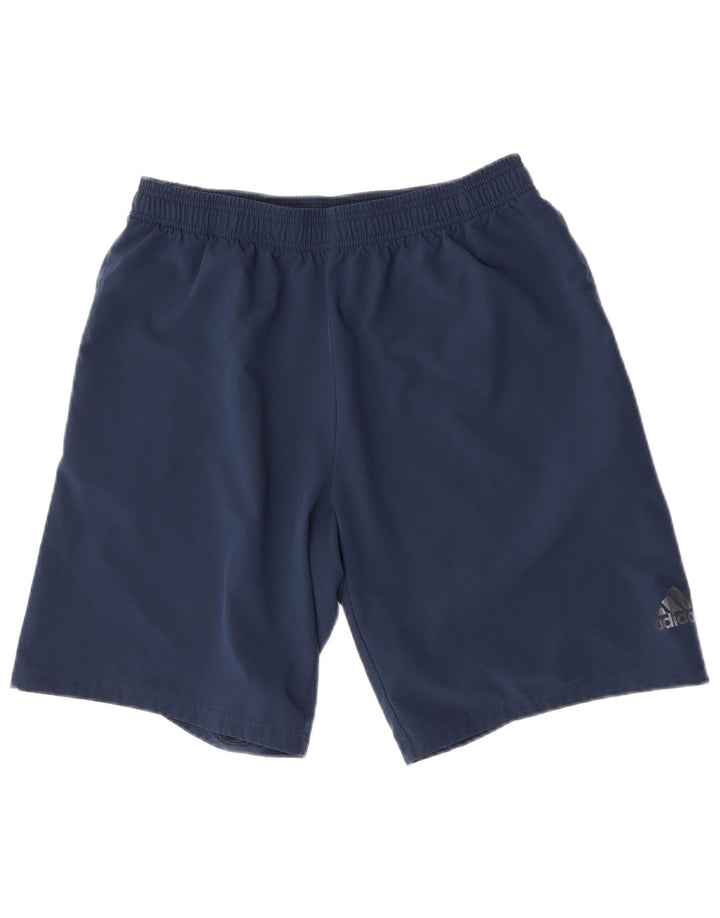 Adidas Herren Climalite Sport Shorts Large Marineblau Polyester