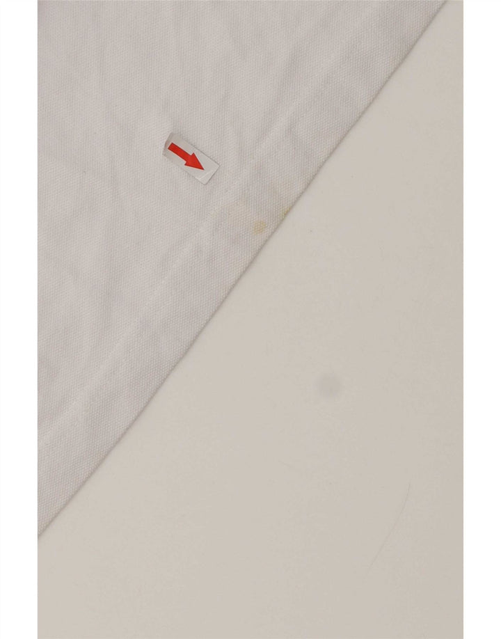 Crew Clothing Herren-Poloshirt, groß, aus weißer Baumwolle