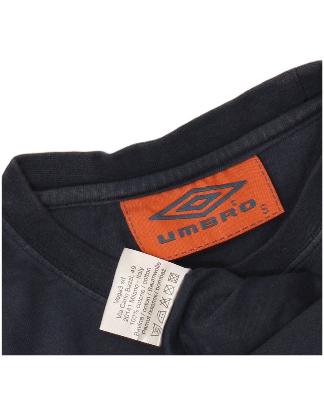 UMBRO Herren-T-Shirt mit Grafik, Größe S, marineblau, Baumwolle