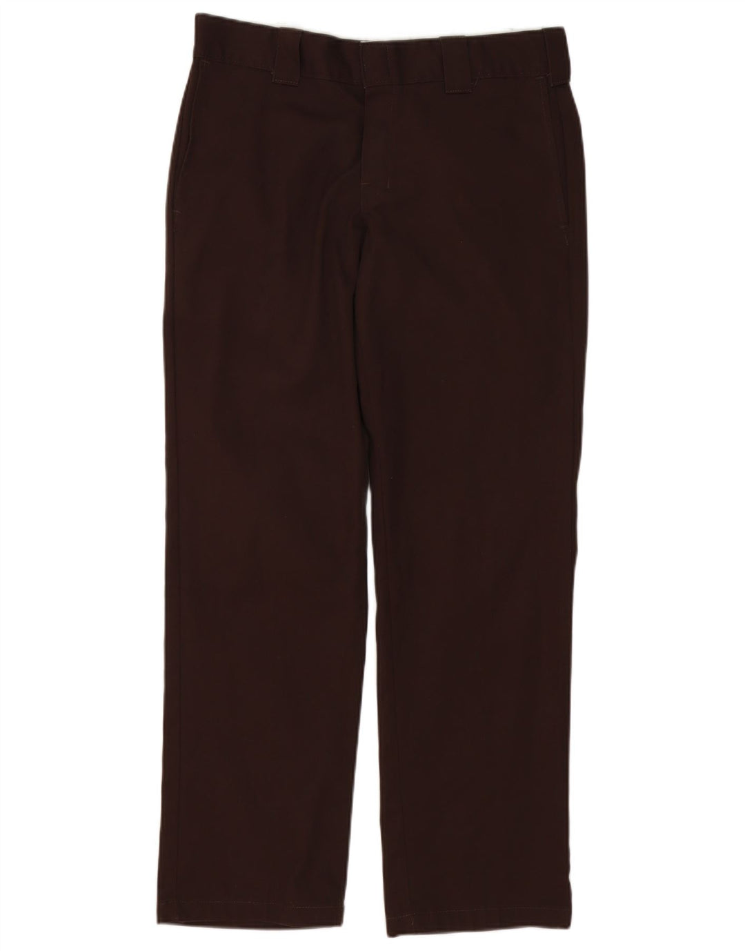 Dickies Herren Slim Fit Straight Chino Hose W32 L32 Braunes Polyester