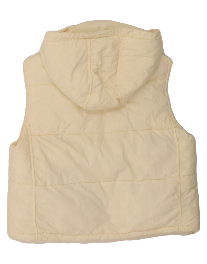 ZARA Womens Hooded Padded Jacket UK 18 XL Beige Polyester Vintage Zara and Second-Hand Zara from Messina Hembry 