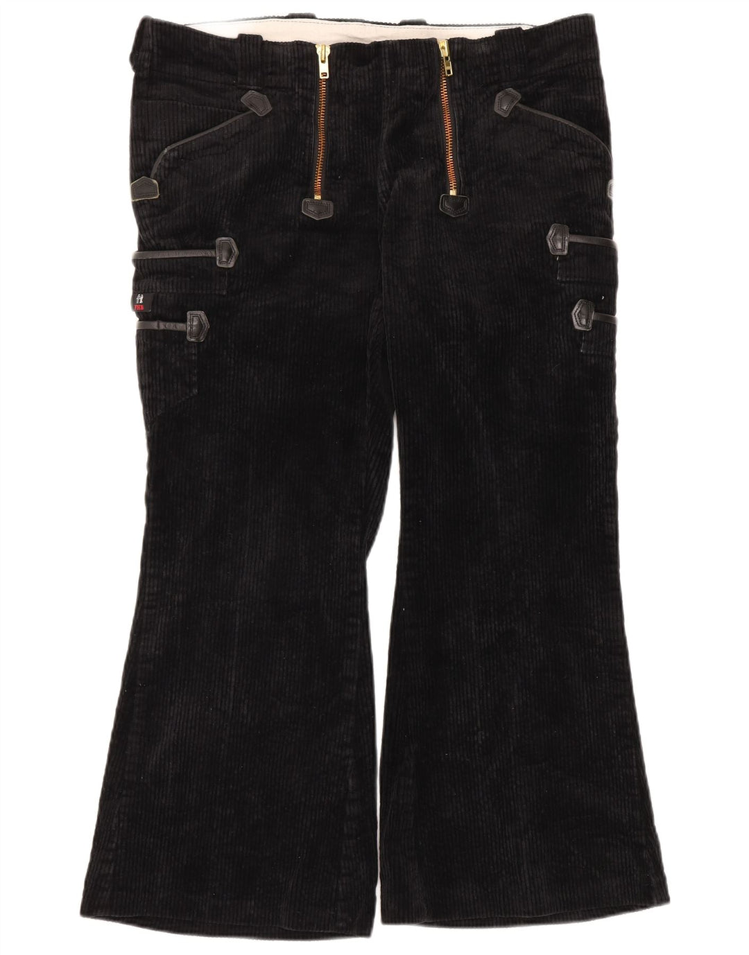 FHB Herren Guild Bootcut Cargohose W40 L28 Schwarz