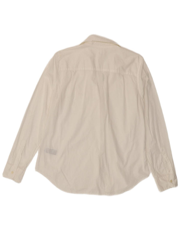 Gap Damen-Hemd UK 14 Medium Weiß