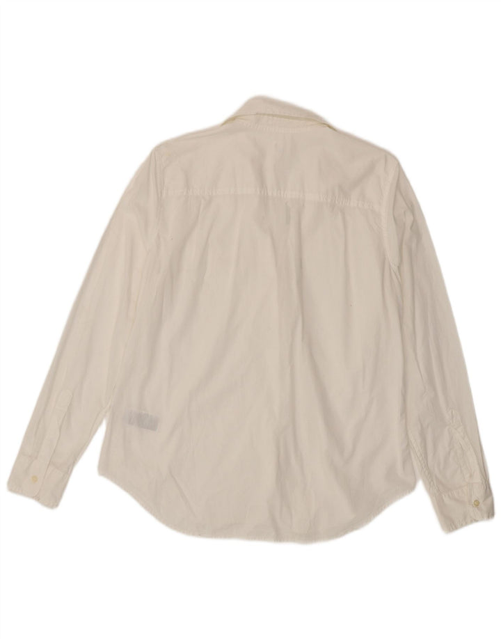 Gap Damen-Hemd UK 14 Medium Weiß