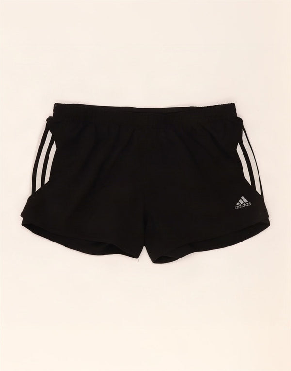 Adidas Damen Climacool Sport Shorts UK 10 Small Schwarz Polyester