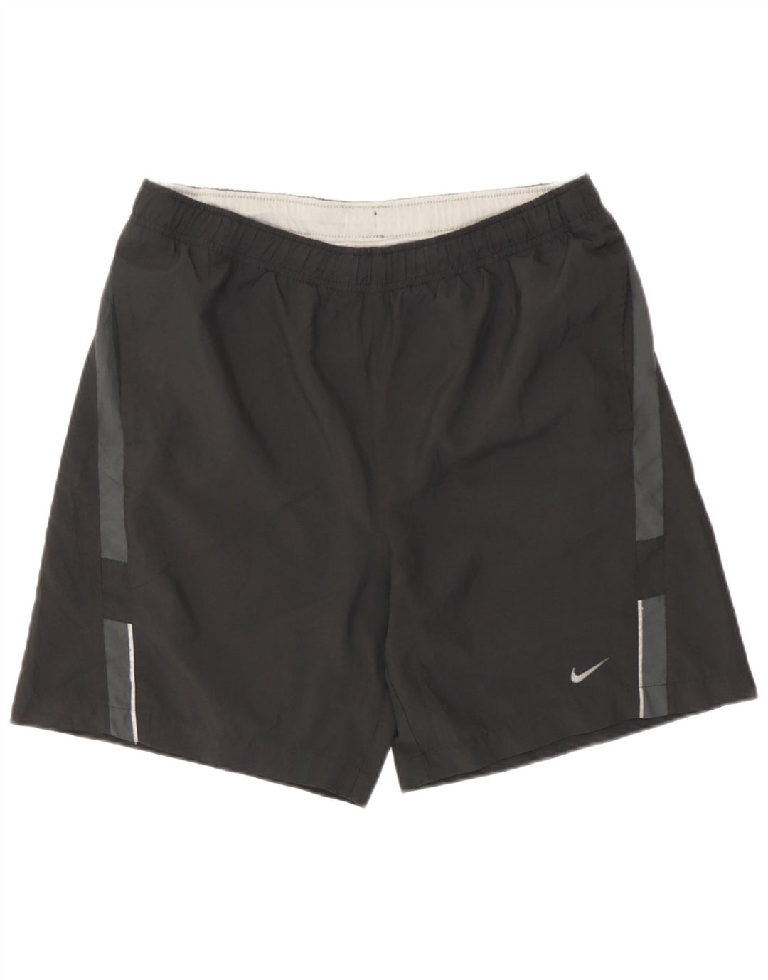 Nike Herren-Sportshorts, mittelgroß, Schwarz, Colourblock-Polyester, Sport