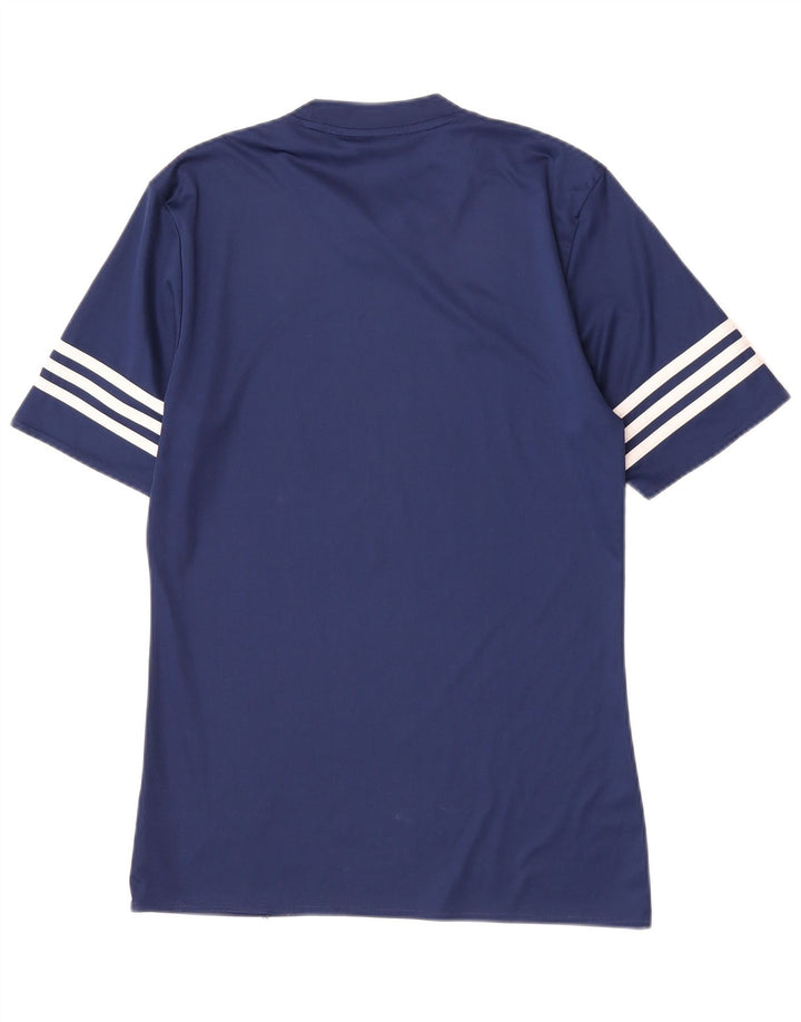 Adidas Herren Climalite T-Shirt Top Small Marineblau Polyester