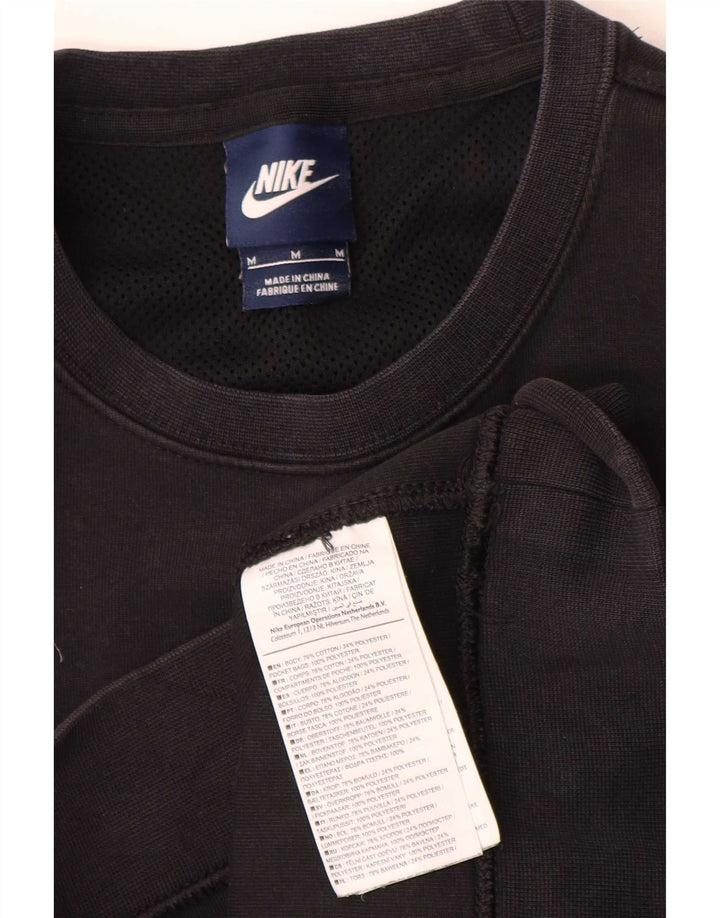 Nike Herren-Sweatshirt-Pullover, mittelschwarz, Baumwolle