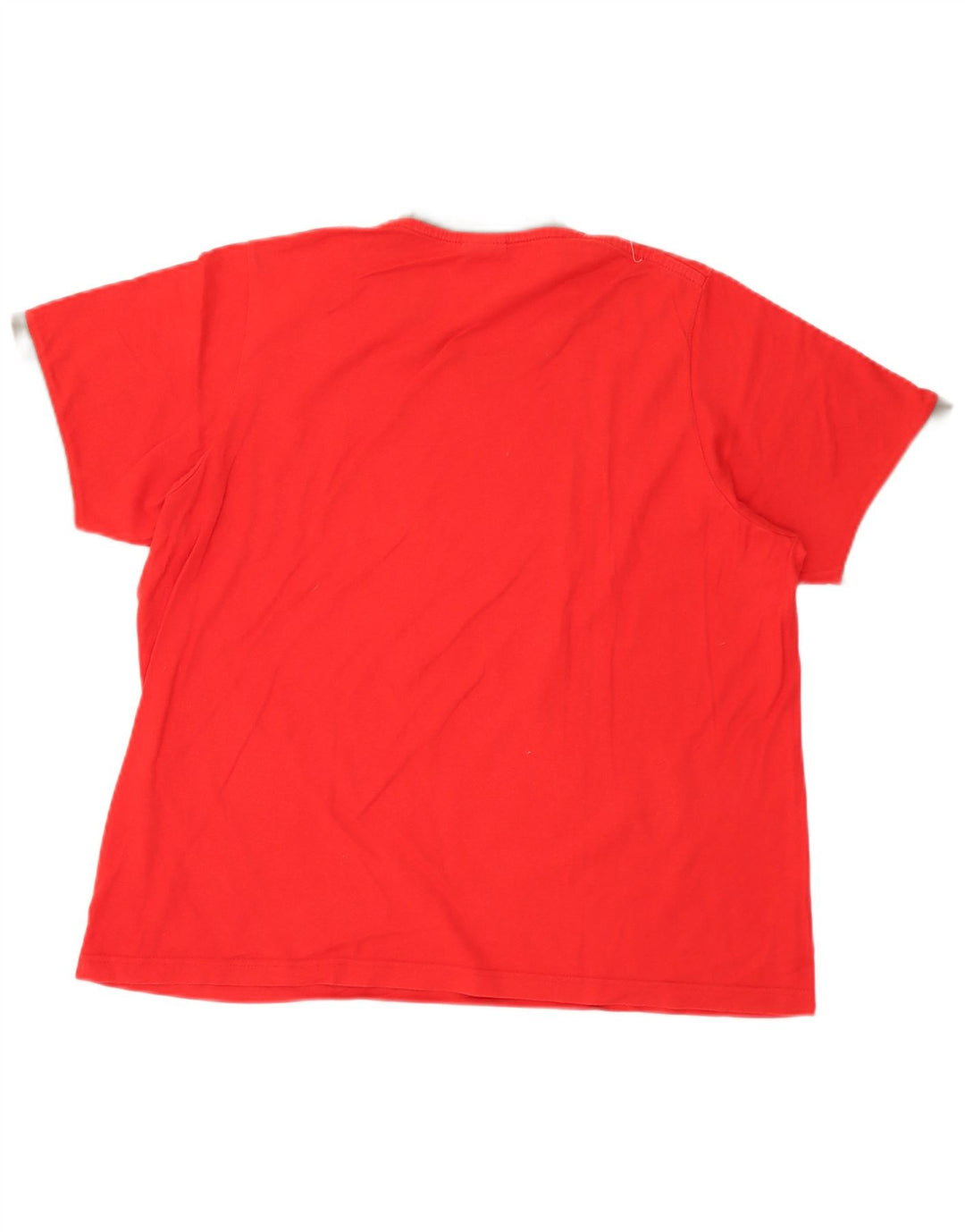 Adidas Herren Grafik-T-Shirt aus mittelroter Baumwolle