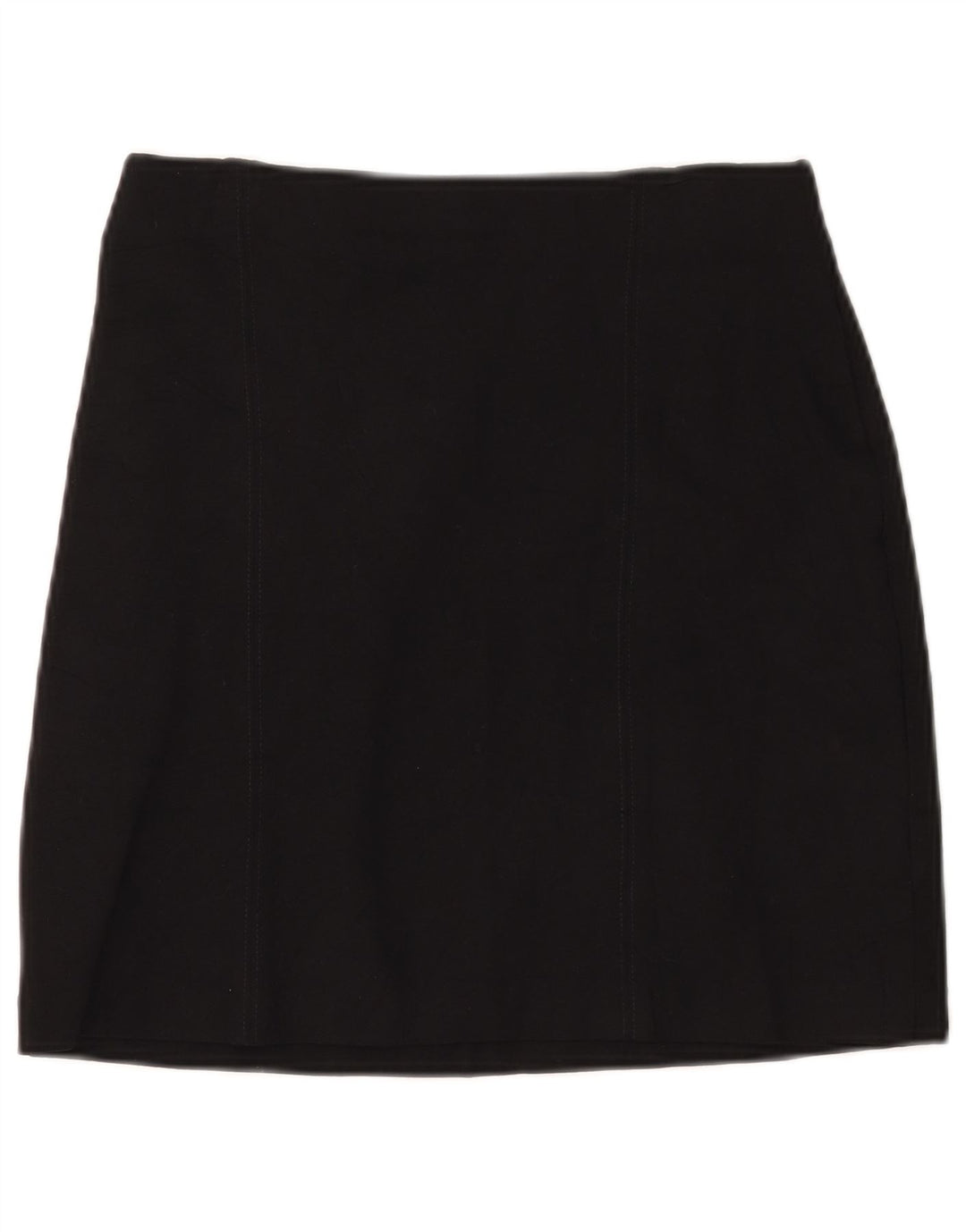 MARKS & SPENCER Womens A-Line Skirt UK 8 Small W27  Black Viscose