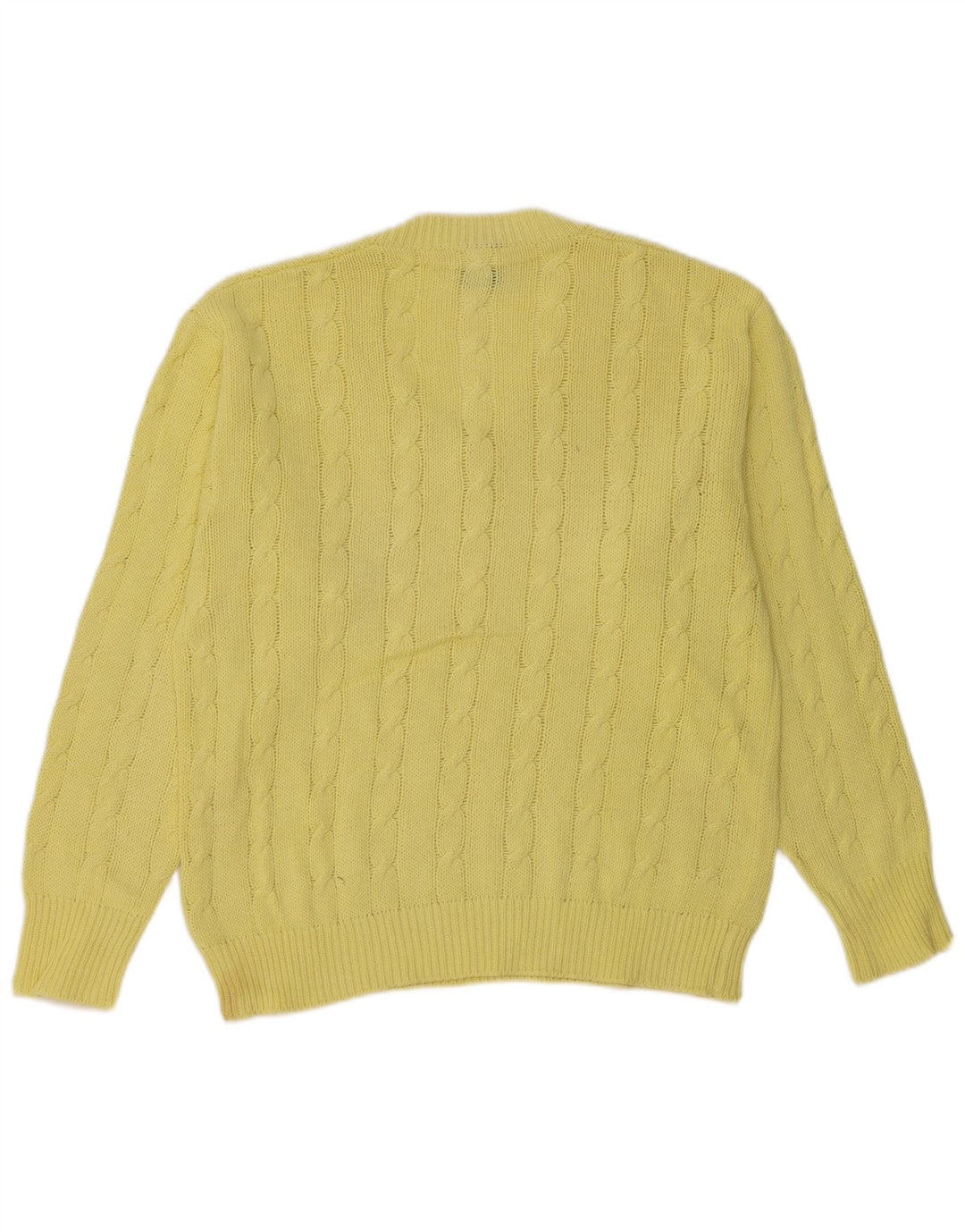 C&A Herren-Pullover mit V-Ausschnitt in Mittelgelb