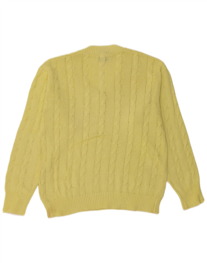 C&A Herren-Pullover mit V-Ausschnitt in Mittelgelb
