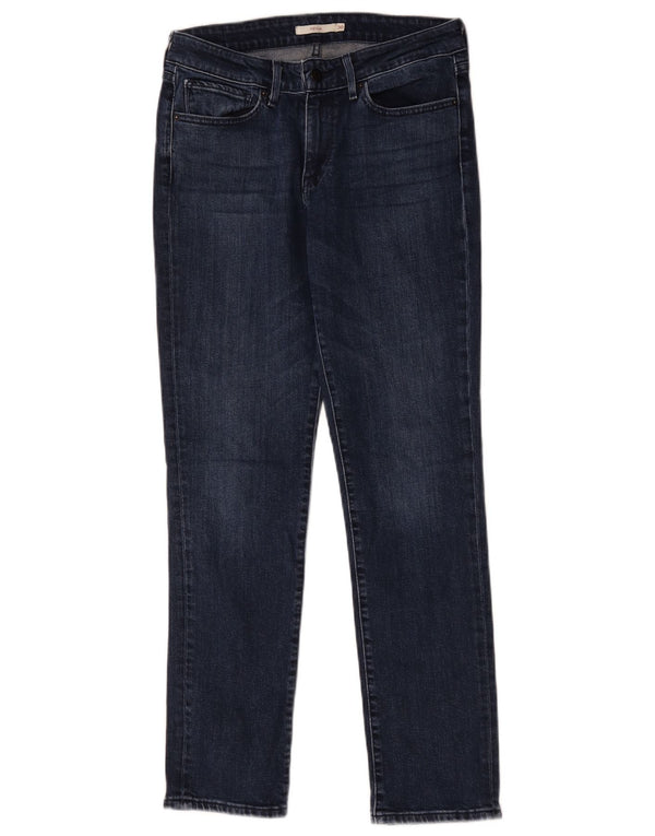 Levi's Damen 712 Slim Jeans W30 L30 Marineblau Baumwolle