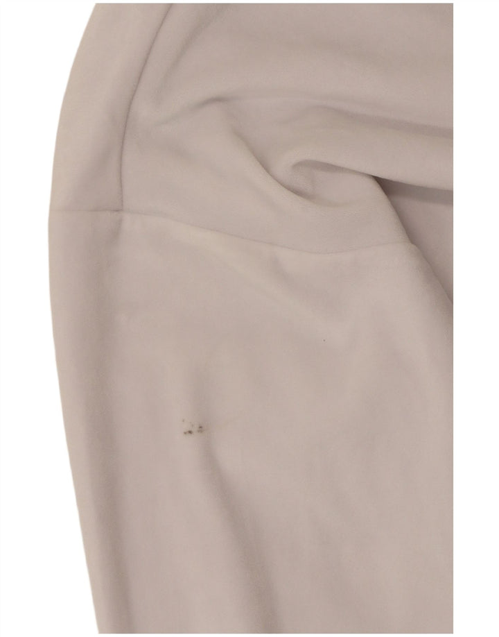 JUICY COUTURE Damen Crop Graphic Sweatshirt Pullover UK 16 Large Weiß