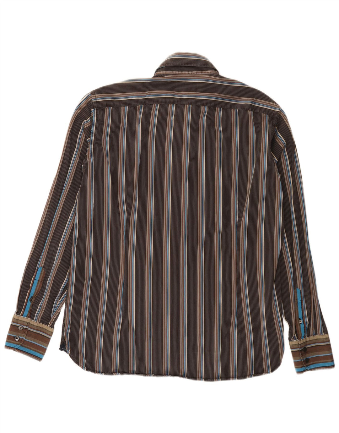 Ted Baker Herrenhemd Größe 5 XL Braun gestreift