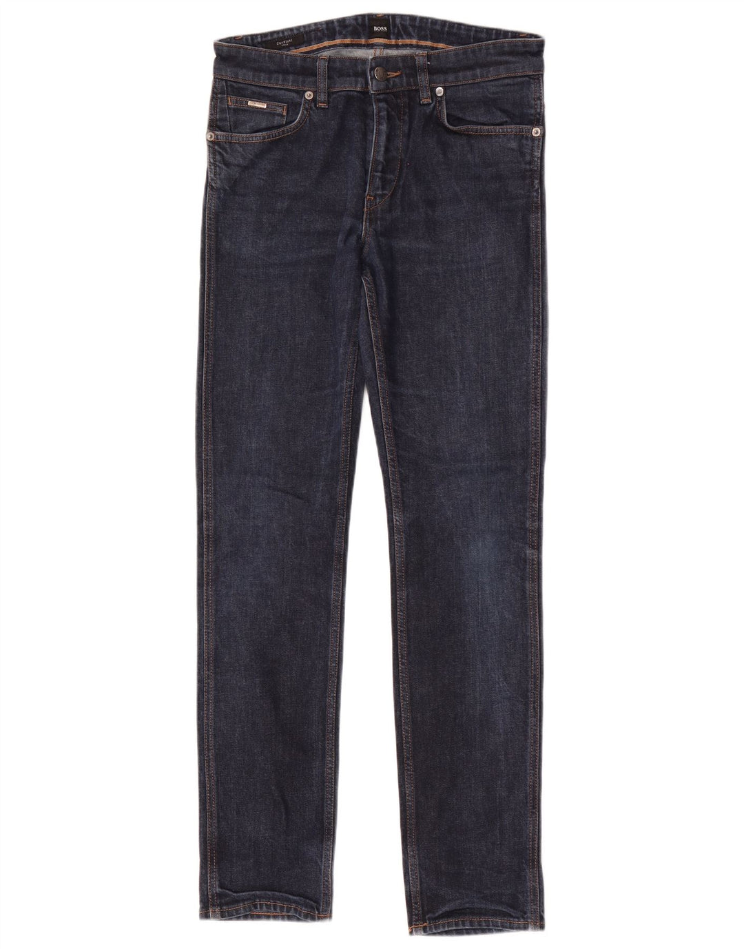 Hugo Boss Herren Stretch Slim Jeans W30 L32 Blaue Baumwolle