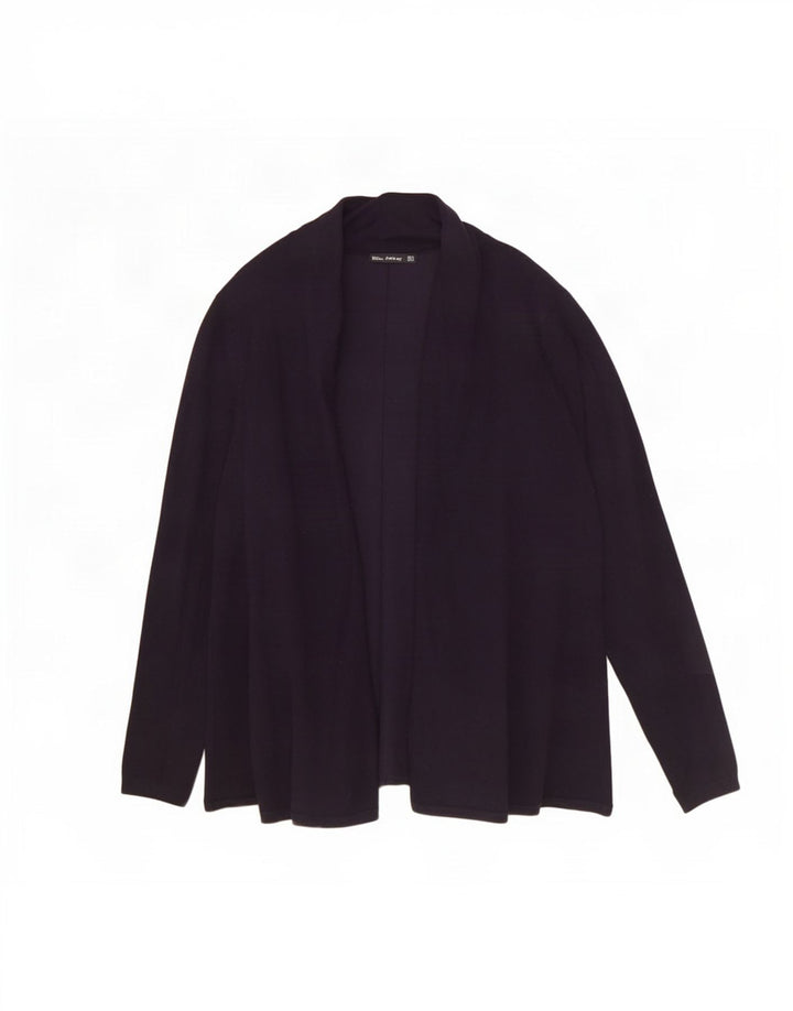Offener Cardigan-Pullover für Damen von Zara, Gr. 10, Größe S, Marineblau