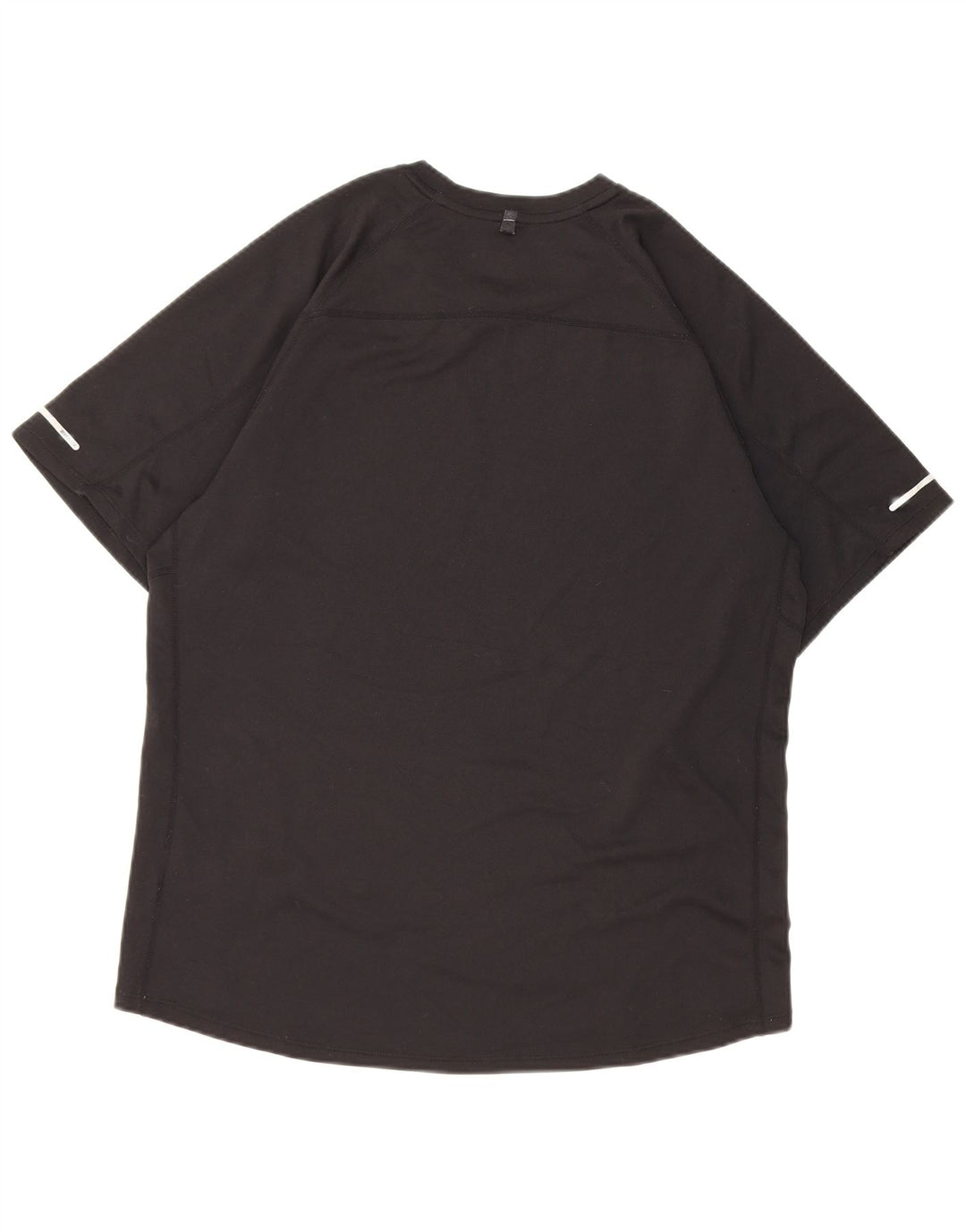 Nike Herren Dri Fit T-Shirt Top Large Schwarz Polyester