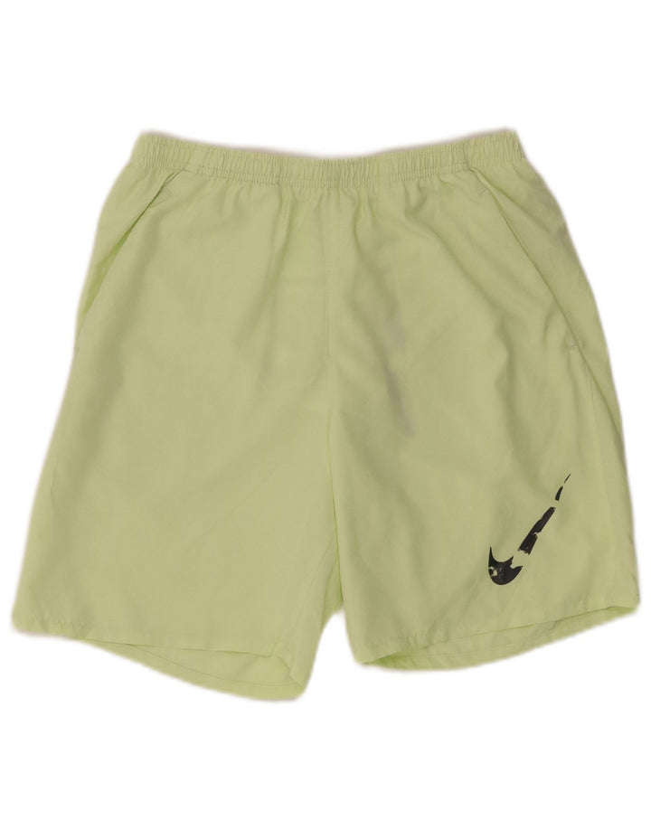Nike Herren-Sportshorts, Größe S, grün, Polyester