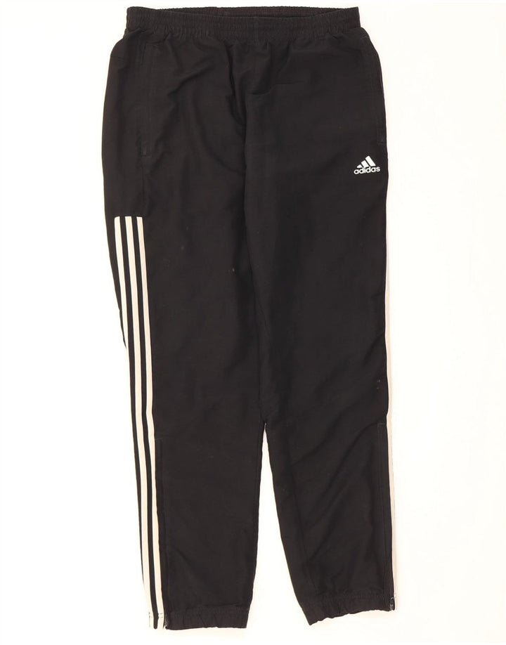 Adidas Herren-Trainingshose, Jogginghose, Mittelschwarz, Farbblock-Polyester