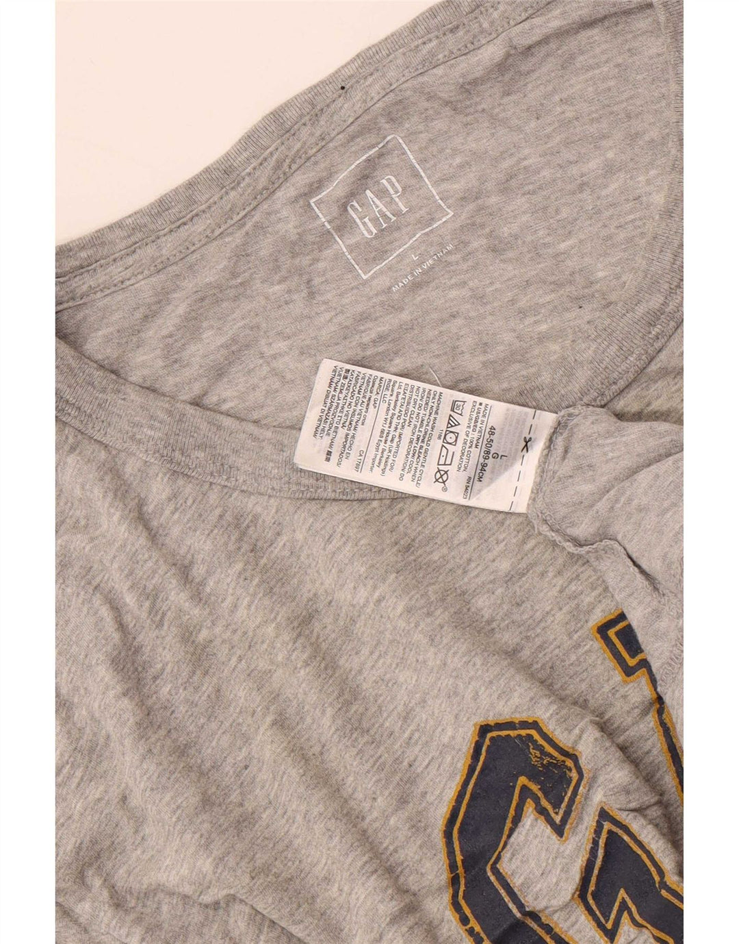 Gap Herren-T-Shirt mit Grafik, Größe L, Grau