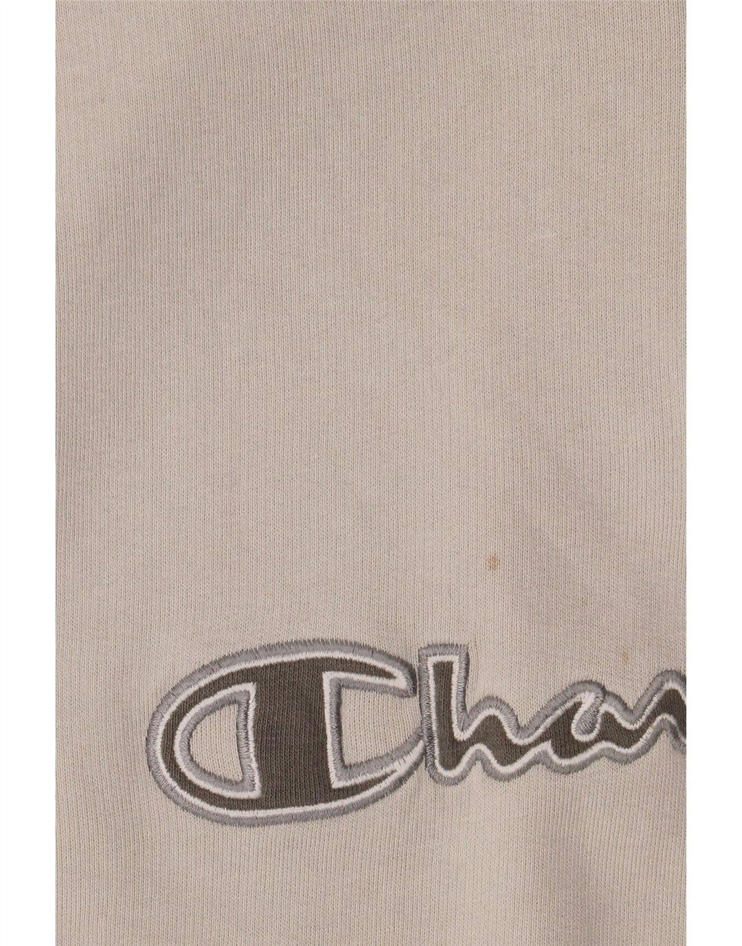 Champion Herren-Sweatshirt mit grafischem Reißverschluss, Größe L, Baumwolle, Grau