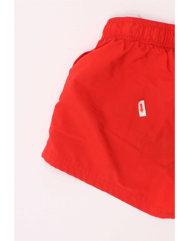 Adidas Sportshorts für Jungen, 9–10 Jahre, rotes Polyester